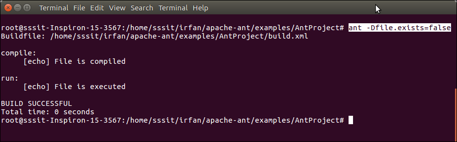 Apache Ant if-unless