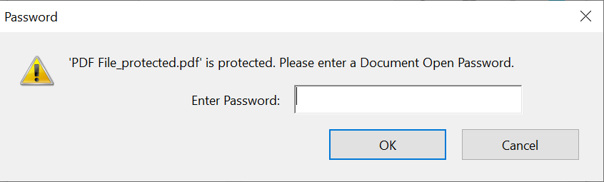 密码保护PDF