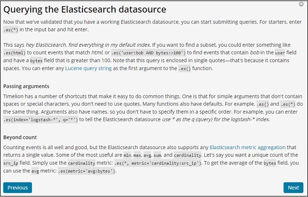 查询Elasticsearch数据源