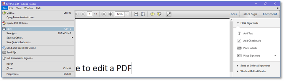 保存PDF