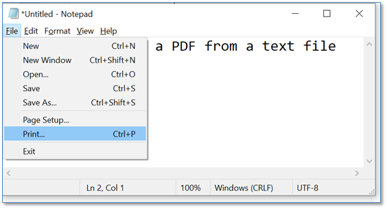 创建 PDF