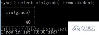 MySQL数据库单表查询的示例