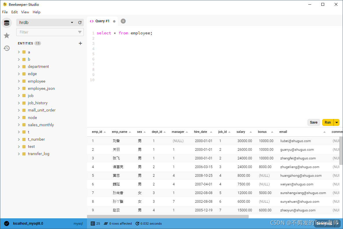 SQL开发工具中Beekeeper Studio的使用方法