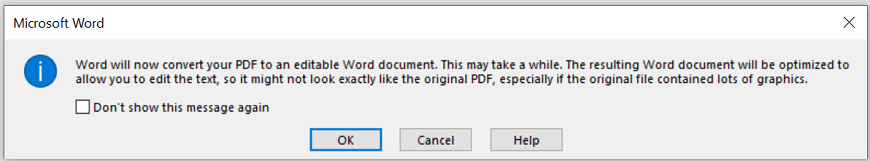 将PDF转换为Word