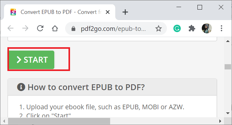 将 ePub 转换为 PDF